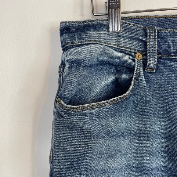 Evereve The Ever Trouser High Waist Wide Leg Cropped Stretch Jeans womens 29 - Picture 4 of 15